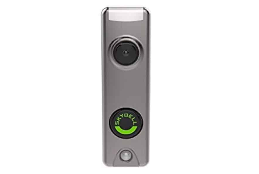Best Wireless Doorbell Cameras - Honeywell SkyBell Slim Design 1080p Wi-Fi Video Doorbell Silver Finish