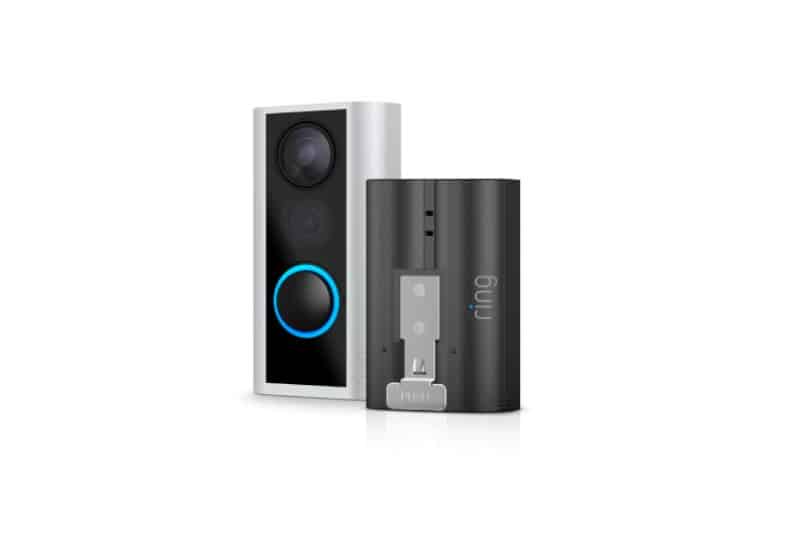 Best Wireless Doorbell Cameras - Ring Peephole with Rechargable Battery Pack