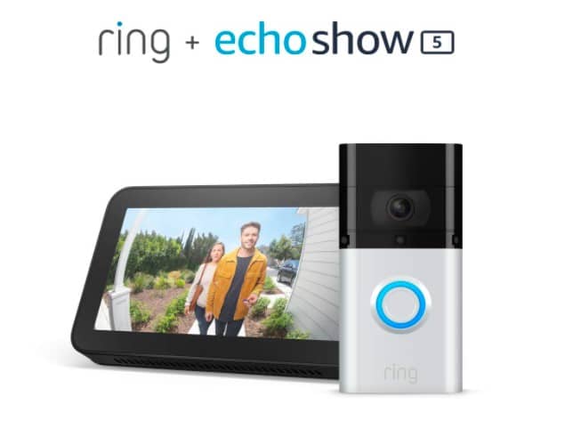 Best Wireless Doorbell Cameras - Ring Video Doorbell 3 Plus with Echo Show 5